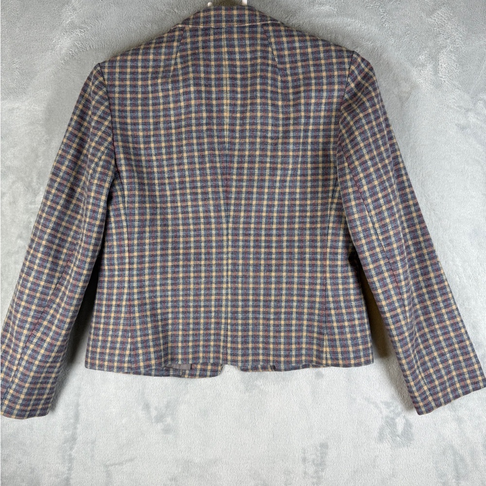 Pendleton Virgin Woolmulticolor Checkered Blazer … - image 5